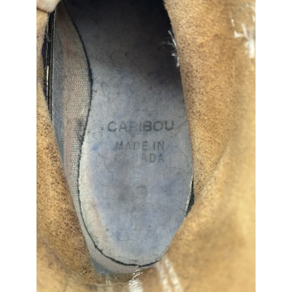 Vintage Sorel Caribou Boots Womens Size 9 Leather Waterproof MADE IN CANADA
